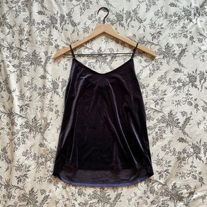 Ann Taylor NWOT Purple Velvet Tank